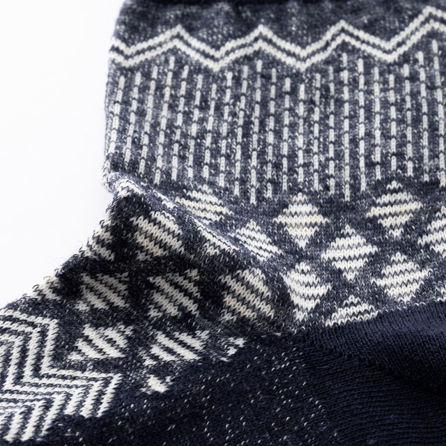 しめつけない靴下　綿麻