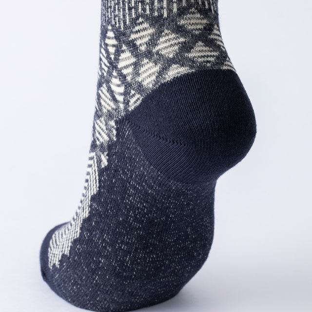 しめつけない靴下　綿麻