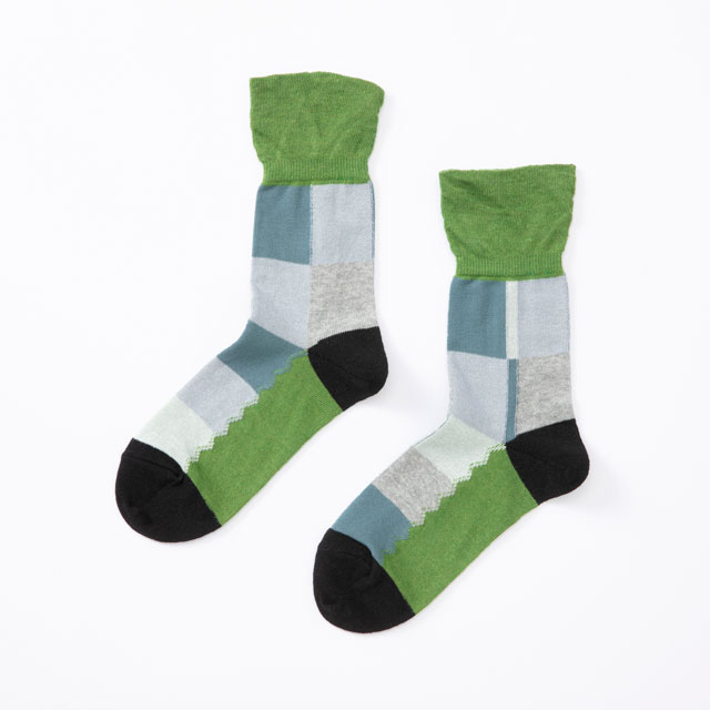 しめつけない靴下　綿麻