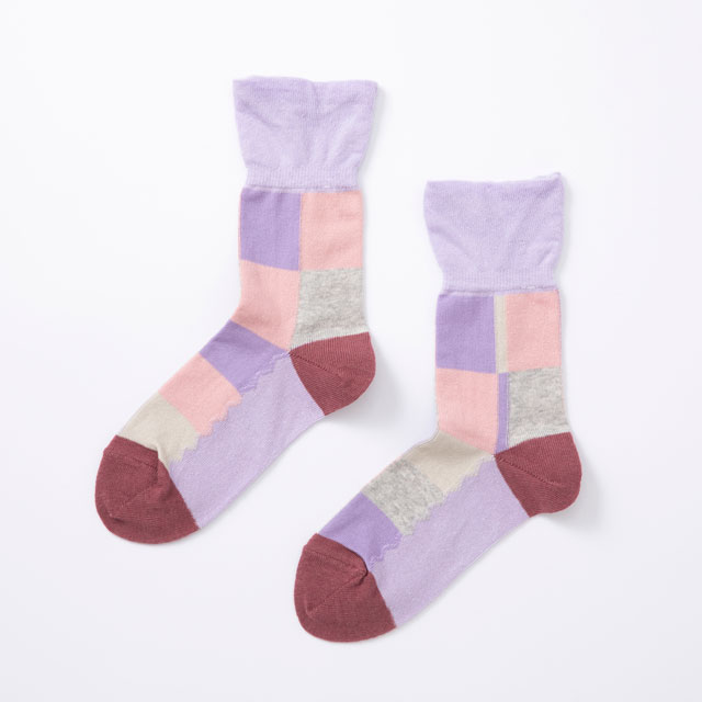 しめつけない靴下　綿麻