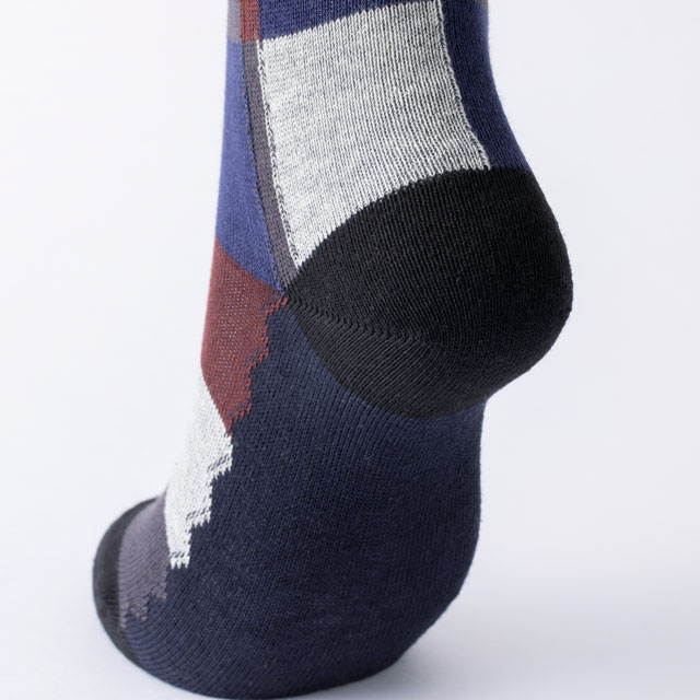 しめつけない靴下　綿麻