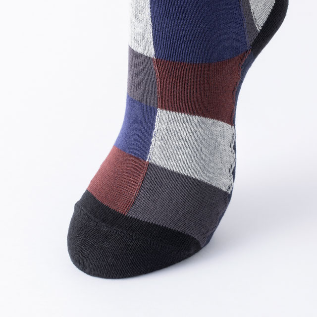 しめつけない靴下　綿麻