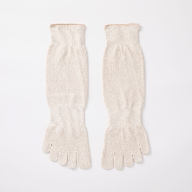 【WEB限定】SILKKI　シルッキ五本指ソックス　White　M（23-25）