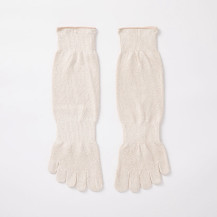【WEB限定】SILKKI シルッキ五本指ソックス White M(23-25)