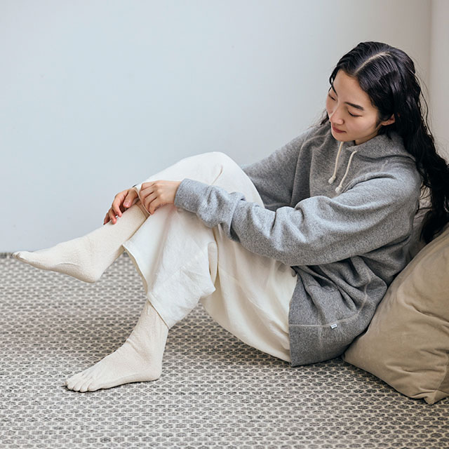 【WEB限定】SILKKI　シルッキ五本指ソックス　White　M（23-25）