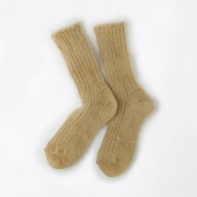 FEATHER　キッドモヘア ブルー S