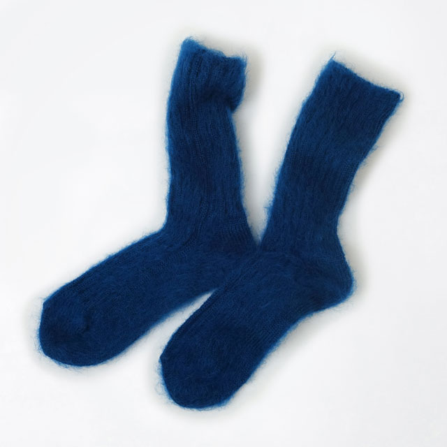 FEATHER　キッドモヘア ブルー S