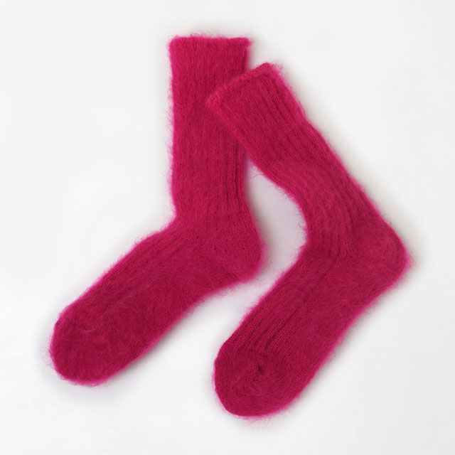 FEATHER　キッドモヘア ブルー S