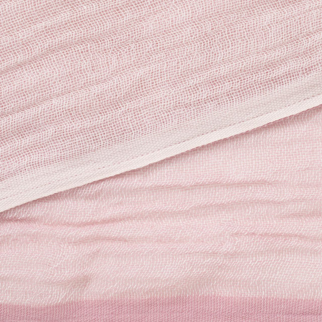 【WEB限定】かや織のストール　灰桜/白桜