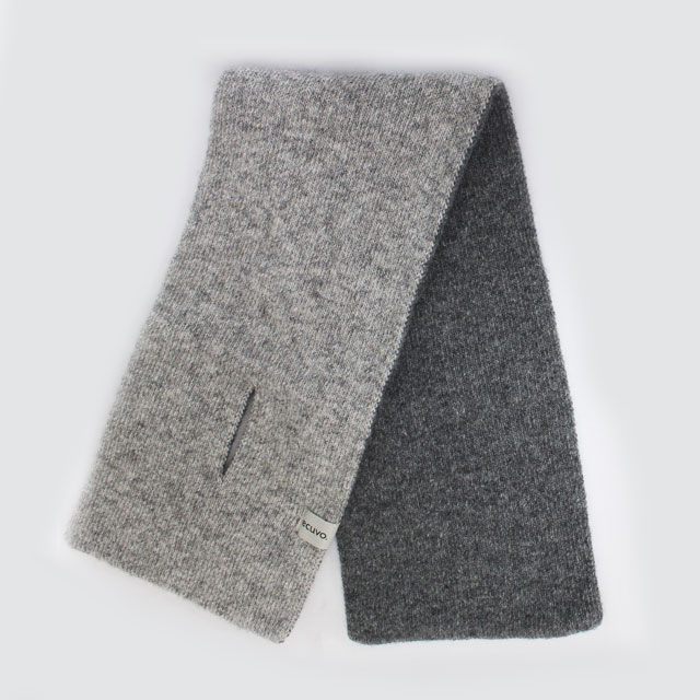 SHOT SCARF　unisex offwhite adult