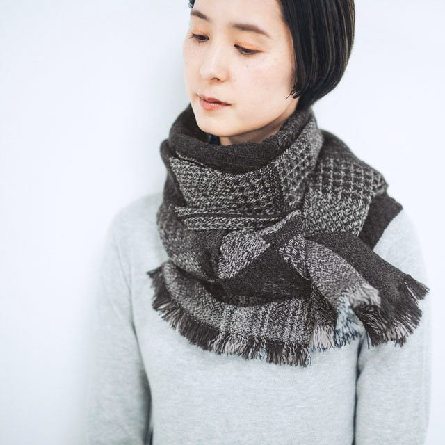 【WEB限定】kobooriza KAWARI ウールマフラーN