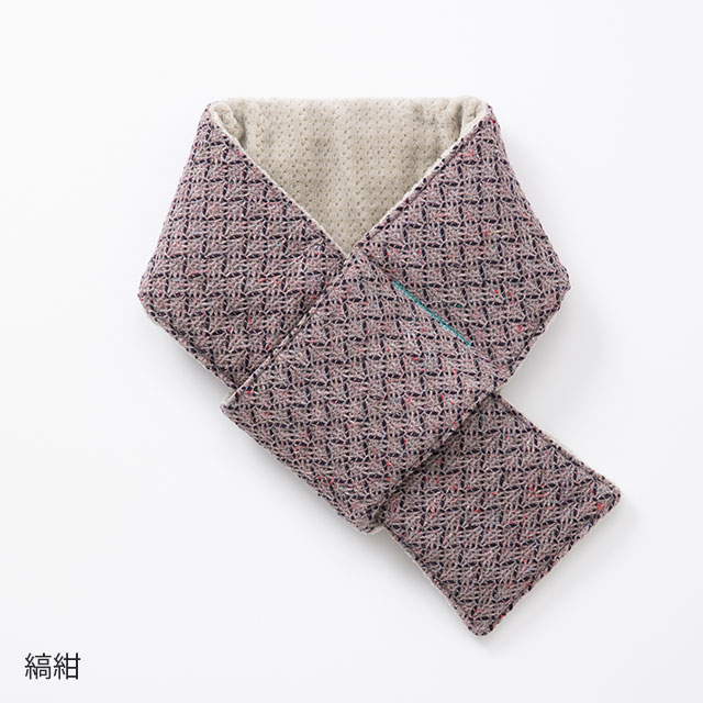 ラッセル編み	縞紺