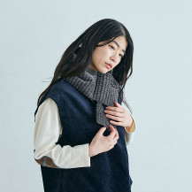 布ぬの中綿マフラー ドビーコール