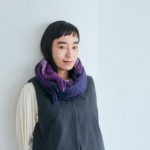 kobooriza BRUSHEDコットンスヌード