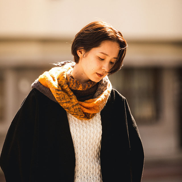 kobooriza　BRUSHEDコットンスヌード