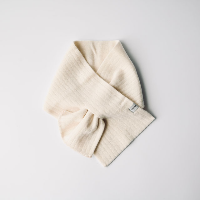 ショートマフラー natural　brown FREE