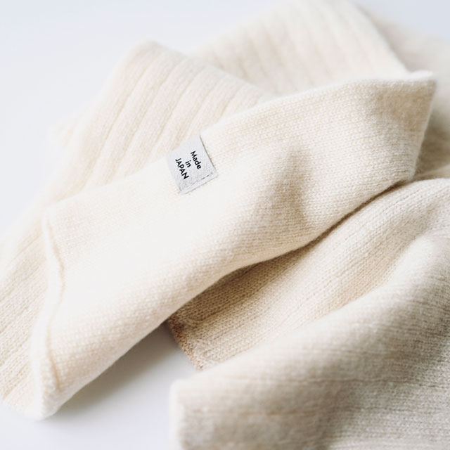 ショートマフラー natural　brown FREE