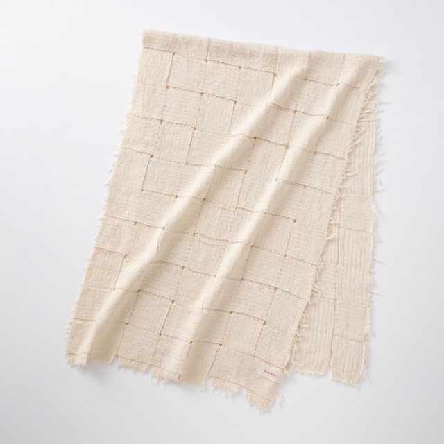 【WEB限定】SILKKI シルッキブランケットストール　White