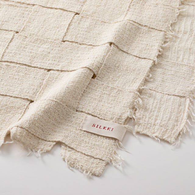 【WEB限定】SILKKI シルッキブランケットストール　White