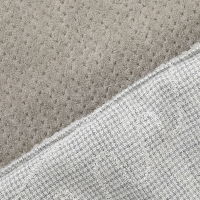 布ぬの中綿マフラー 刺繍