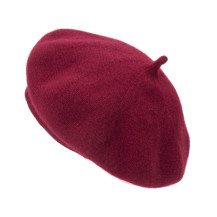 ふんわりウールのベレー帽（赤）