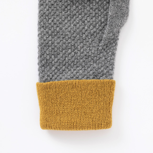 鹿の子編みの手袋
