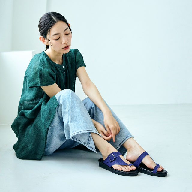 【WEB限定】HEP サンダル BNH シボ