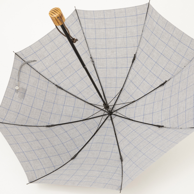 シャツ地で作った晴雨兼用傘