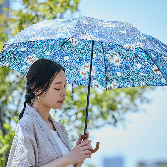 イイダ傘店別注 晴雨兼用折畳傘