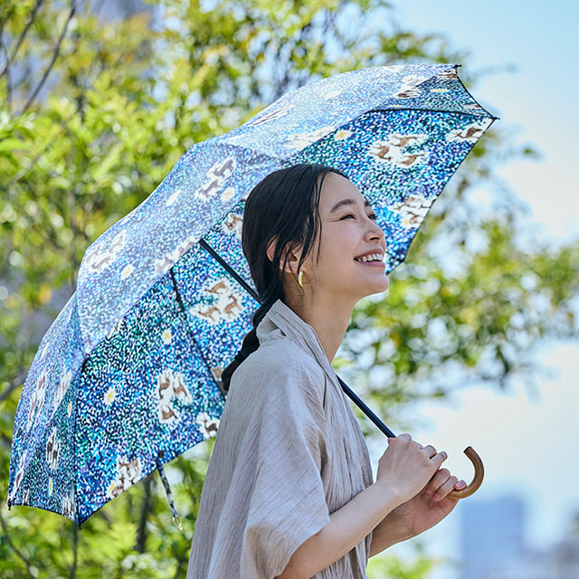 イイダ傘店別注 晴雨兼用折畳傘