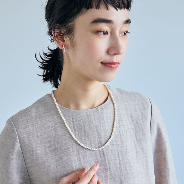 utilite　パールフープイヤリング