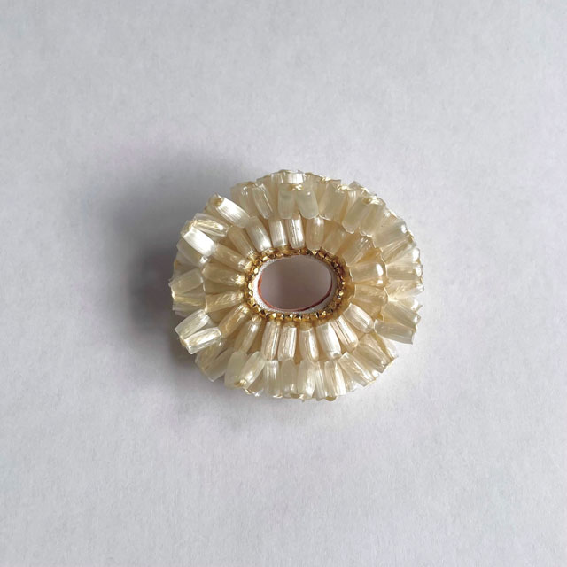 taｍas　Sunday morning/Vanilla ブローチ