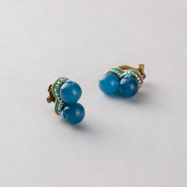 【WEB限定】taｍas　このごろ/Cobalt　イヤリング