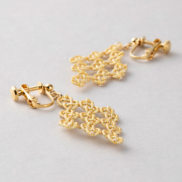 加賀水引　ac0219　あわじダイヤA　イヤリング