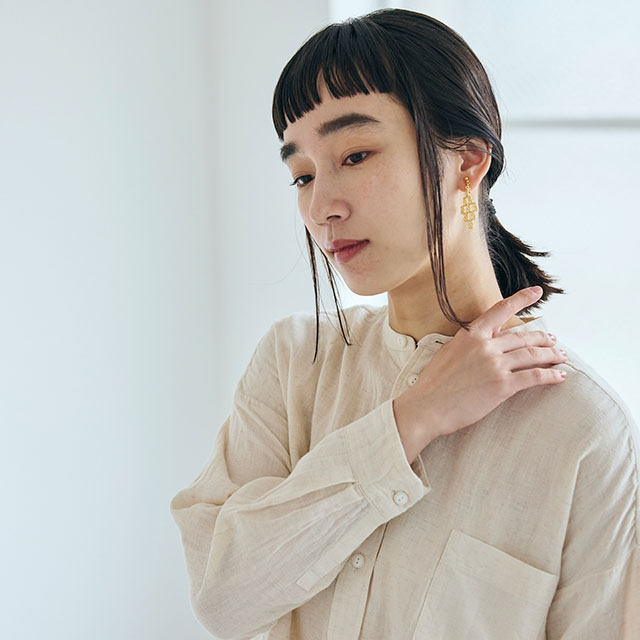 加賀水引　ac0219　あわじダイヤA　イヤリング