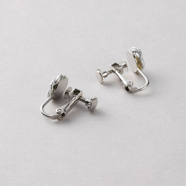 加賀水引　ac0414　スタッド花　イヤリング