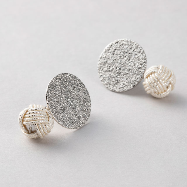 加賀水引　ac0312　あわじ玉プレートプラス　イヤリング