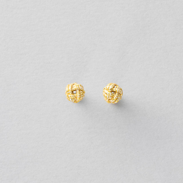 加賀水引　ac0445　スタッドあわじ玉　ピアス