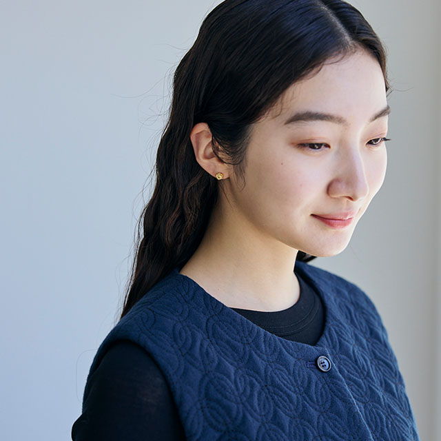 加賀水引　ac0445　スタッドあわじ玉　ピアス