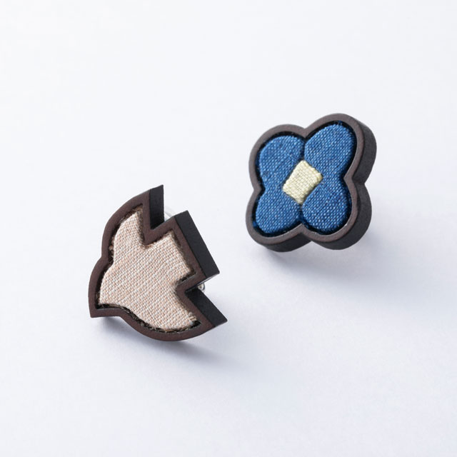 イヤリング/白い鳥