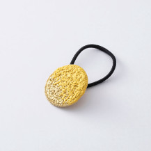 刺繍のヘアゴム