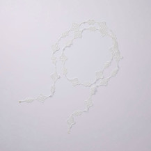 刺繍のラリエット