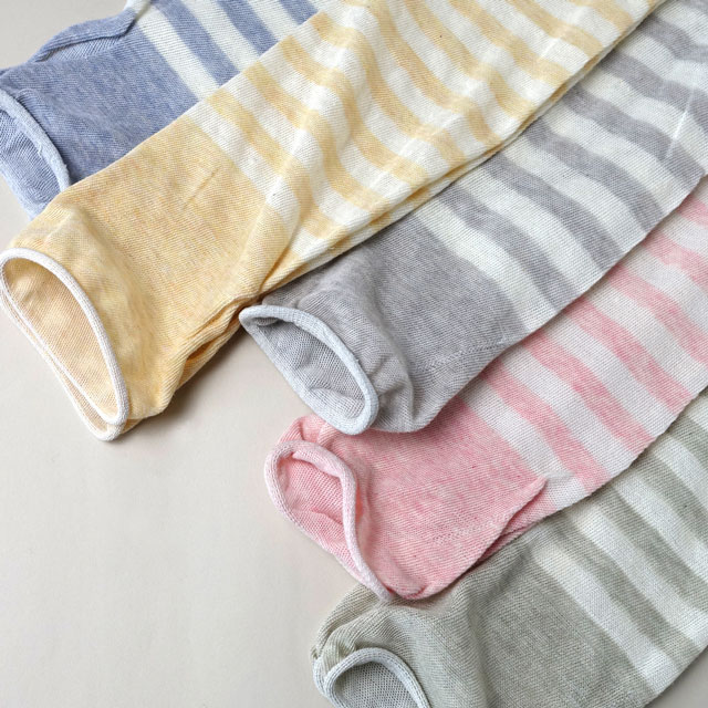 オーガニックコットン　アームカバー イチジク フリー