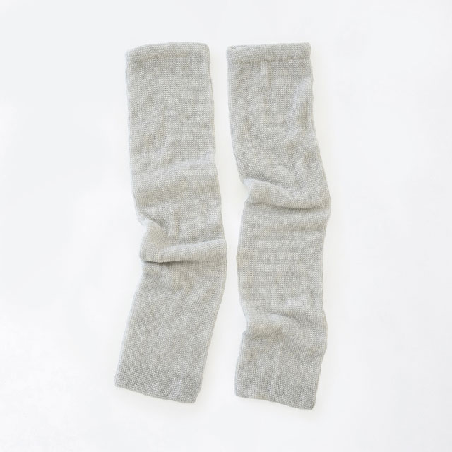 SUNNY＆SNOWYインサイドシルクのふんわりアーム&レッグ ライトグレー