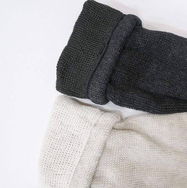 SUNNY＆SNOWYインサイドシルクのふんわりアーム&レッグ ライトグレー