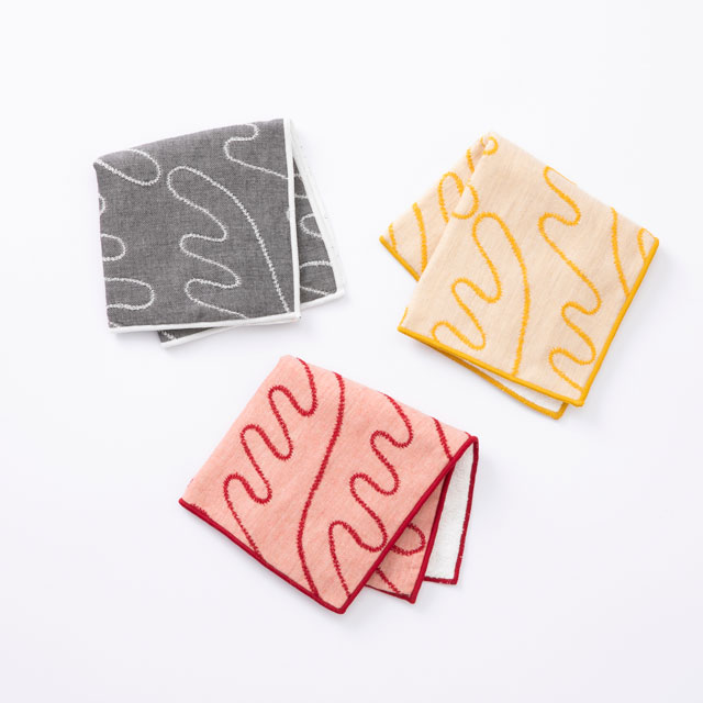 タオルハンカチ　刺繍