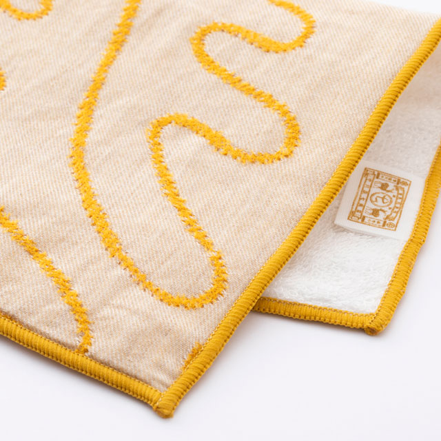 タオルハンカチ　刺繍