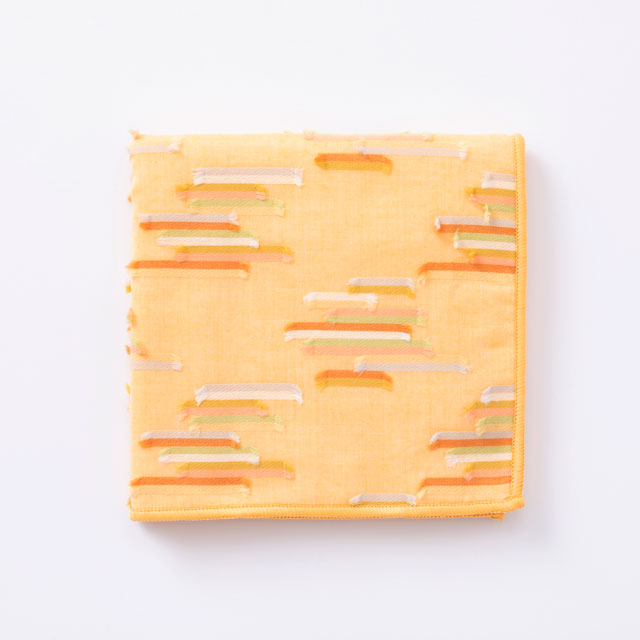 タオルハンカチ　カットジャカード