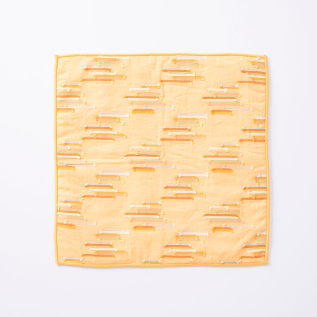 タオルハンカチ　カットジャカード