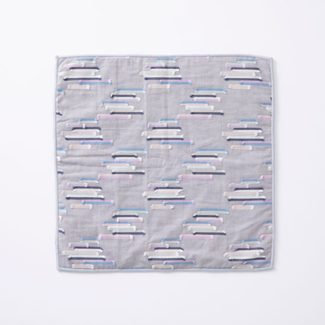 タオルハンカチ　カットジャカード